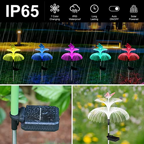 Solar Colorful LED Jellyfish Garden Light – Outdoor Decorative Lamp