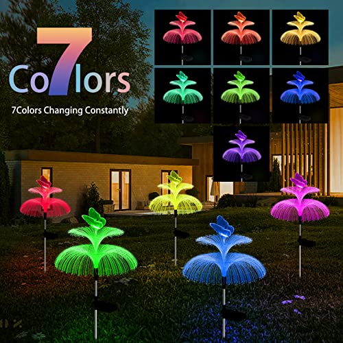 Solar Colorful LED Jellyfish Garden Light – Outdoor Decorative Lamp